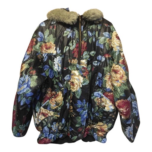 Floral down jacket