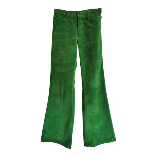 Pantalon flare en velours 