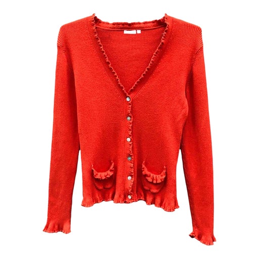 Ribbed knit cardigan