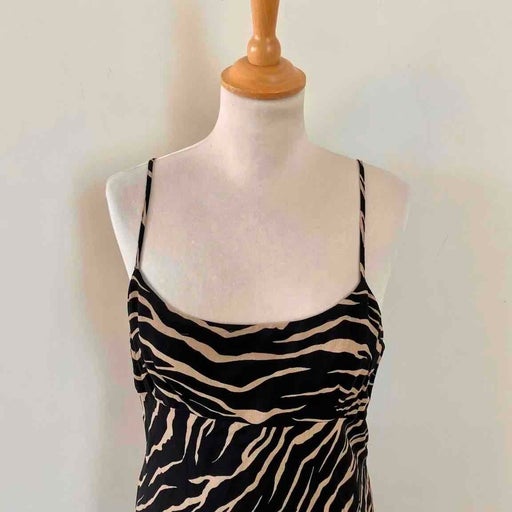 Zebra slip dress