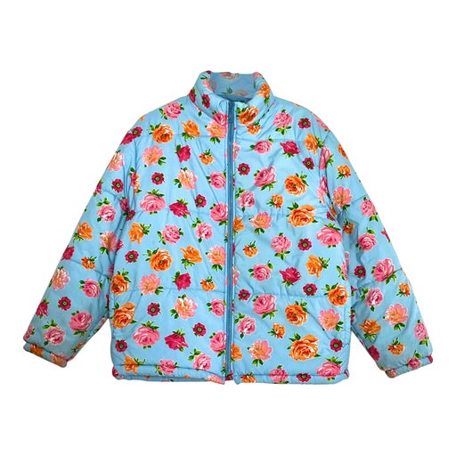 Floral down jacket