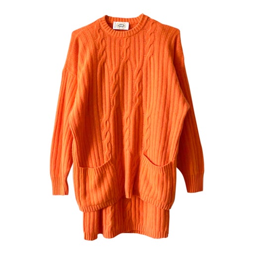 Ribbed knit set