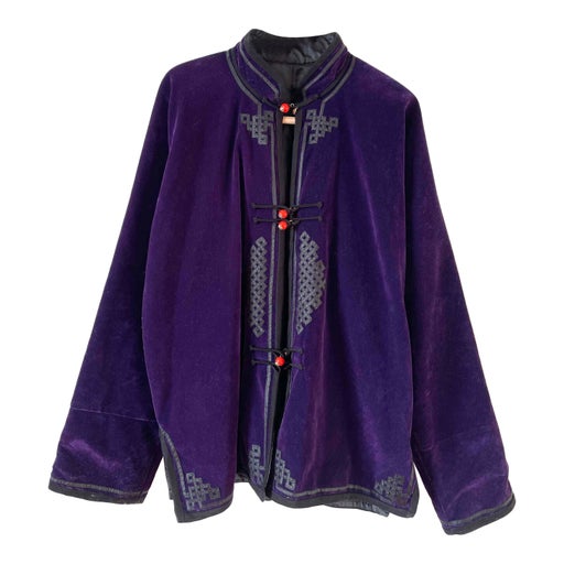 Mongolian velvet jacket