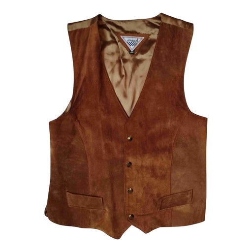 Suede vest