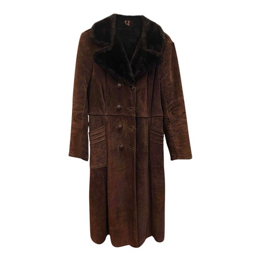 manteau en peau lainée 