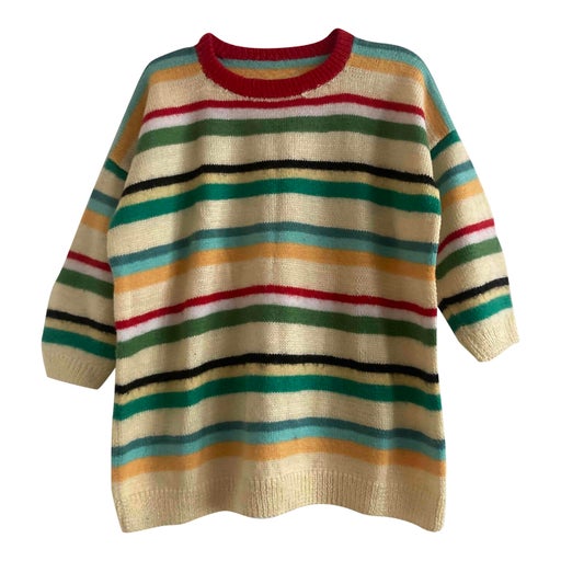 Striped knit top