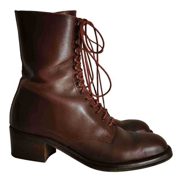 Freelance leather ankle boots