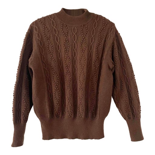Cable knit sweater