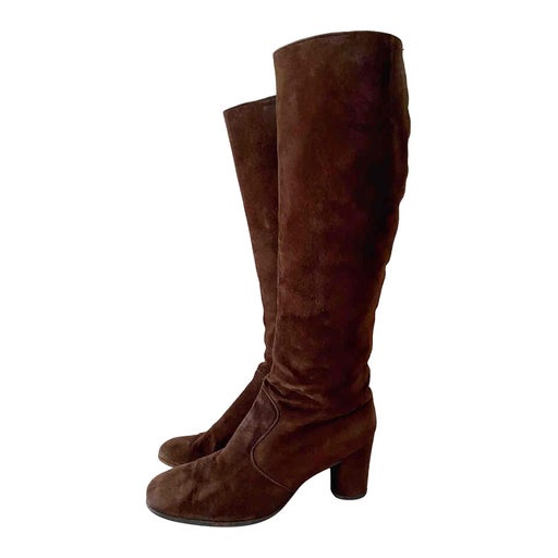 Bottes en daim Charles Jourdan