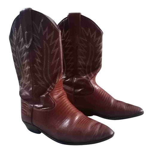 Santiags en cuir