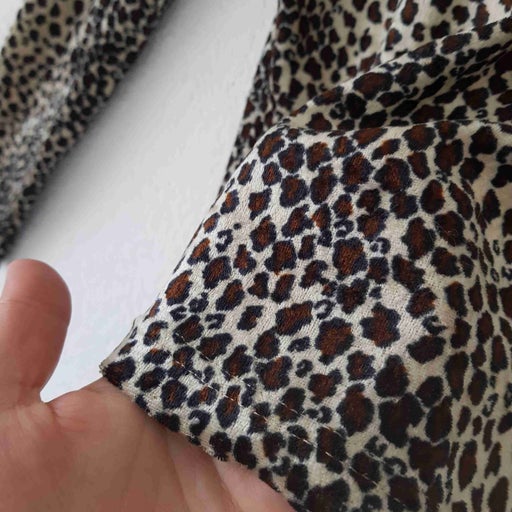 Velvet leopard top