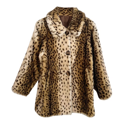 Leopard coat Pierre Cardin