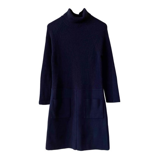 Robe col roulé en laine