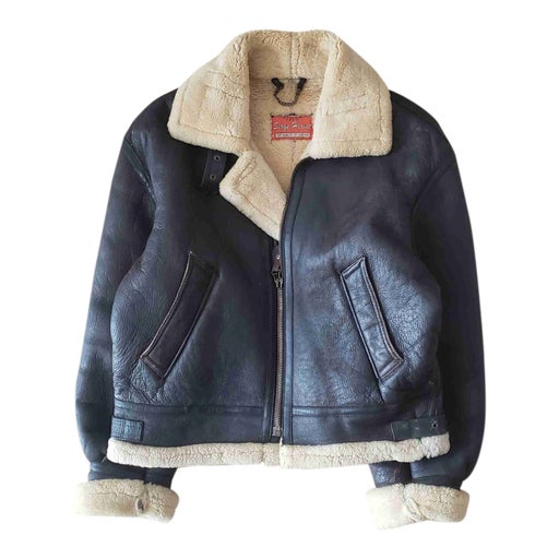 Shearling bomber