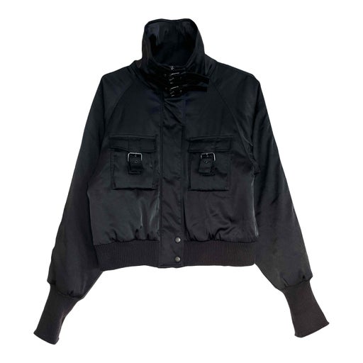 Satin down jacket