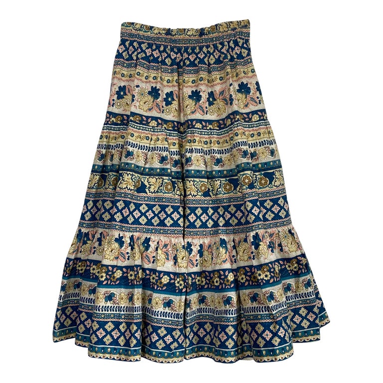 Provençal cotton skirt