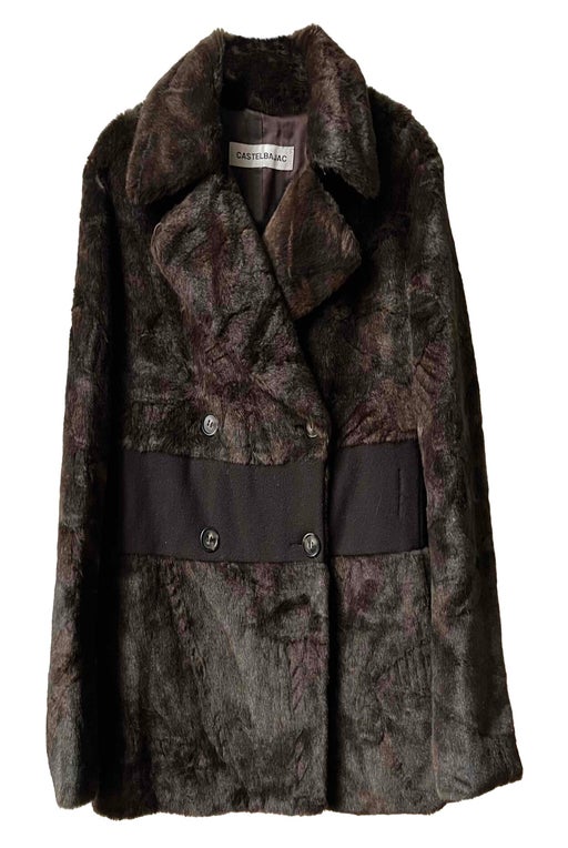 Castelbajac faux fur coat