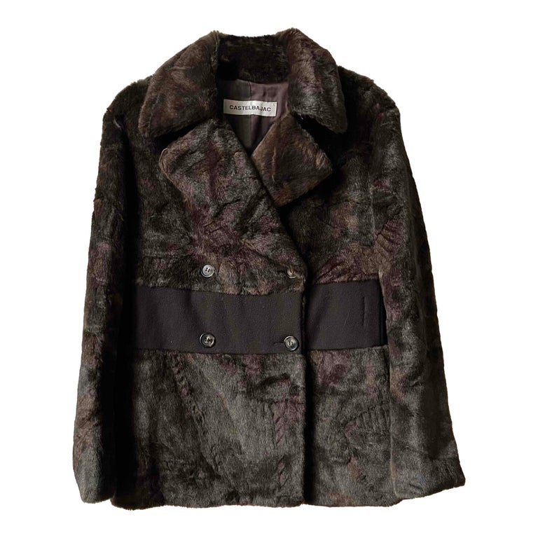 Manteau en fausse fourrure Castelbajac pour femme Imparfaite