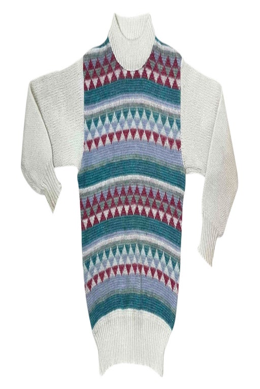 70's jacquard sweater