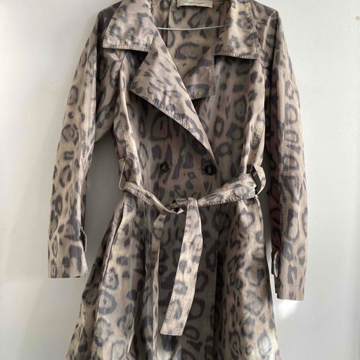 Gérard Darel leopard trench coat