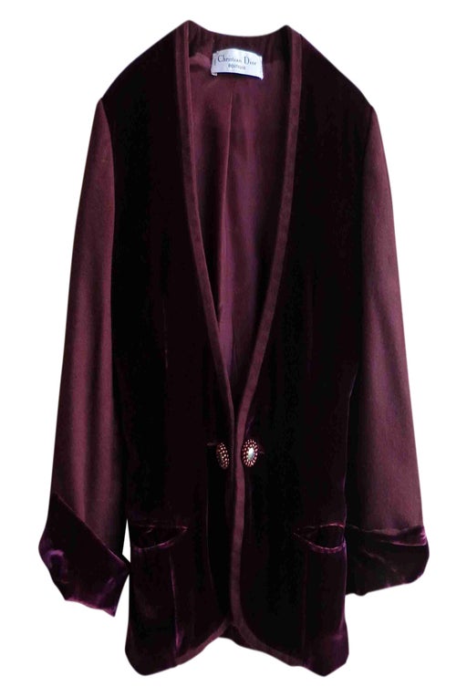 Christian Dior velvet jacket