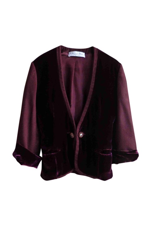 Christian Dior velvet jacket