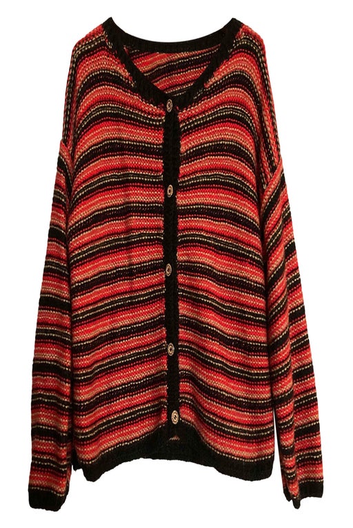 Wool and lurex cardigan