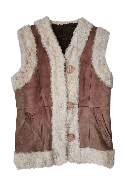 Shearling vest
