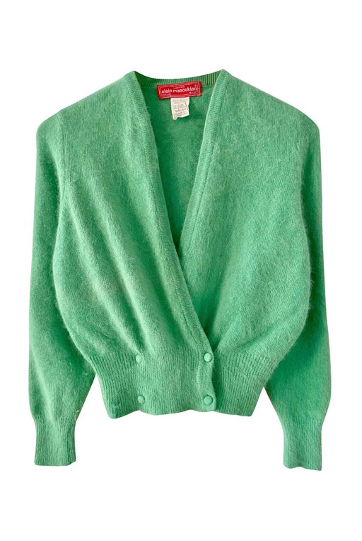 Angora cardigan