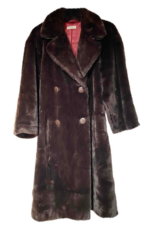 Cacharel faux fur coat