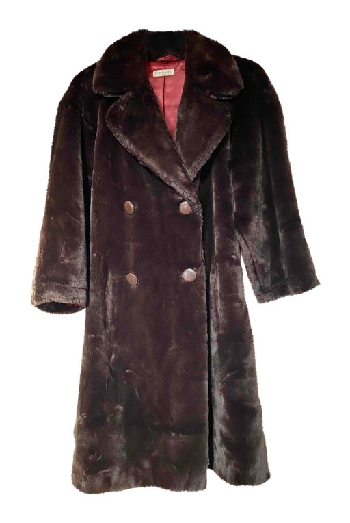 Cacharel faux fur coat