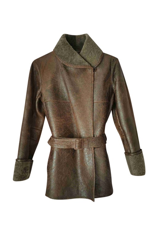 Manteau en peau lainée Kenzo