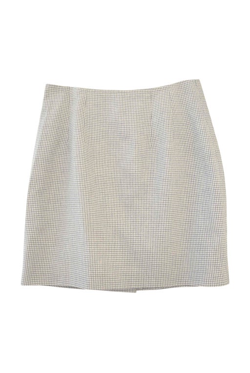 Linen mini skirt