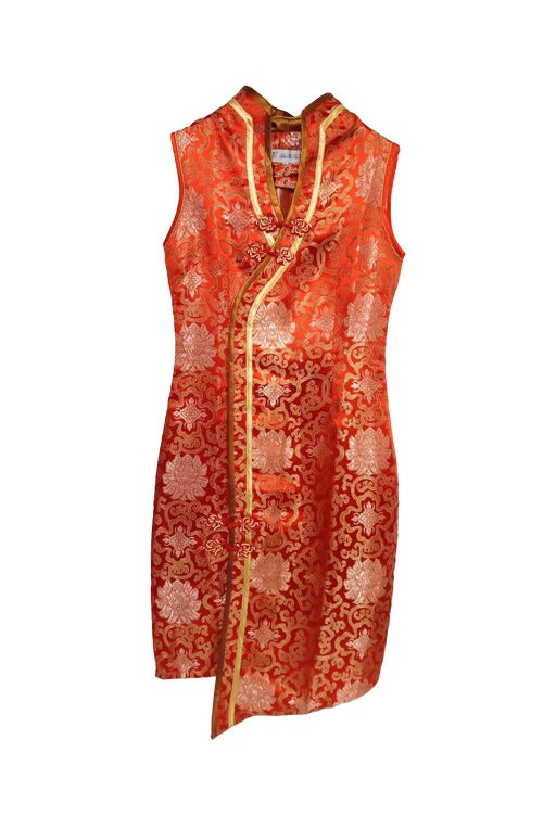 Silk qipao dress