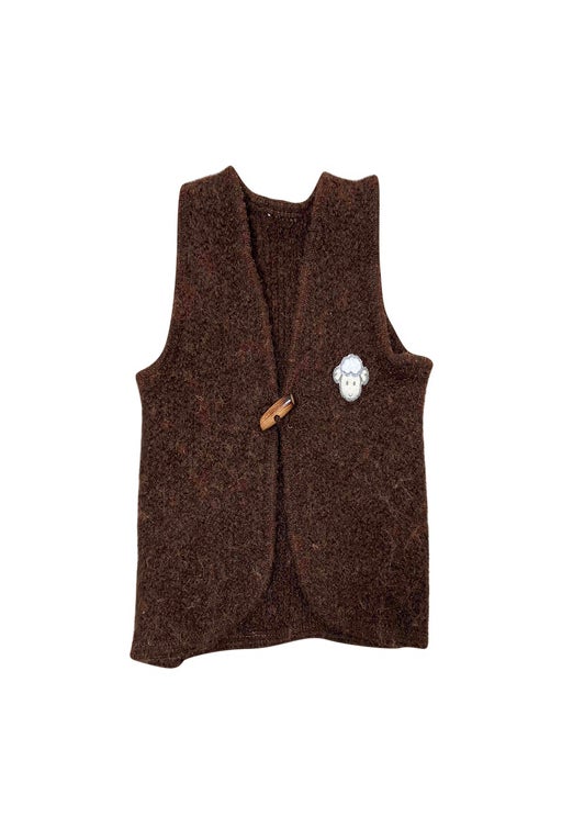Wool sleeveless vest