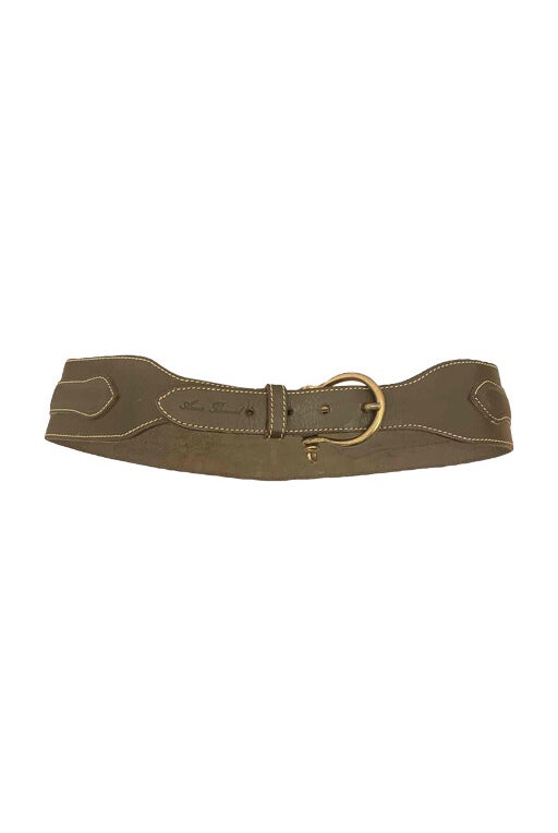 Leather belt