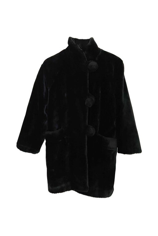 Faux fur coat