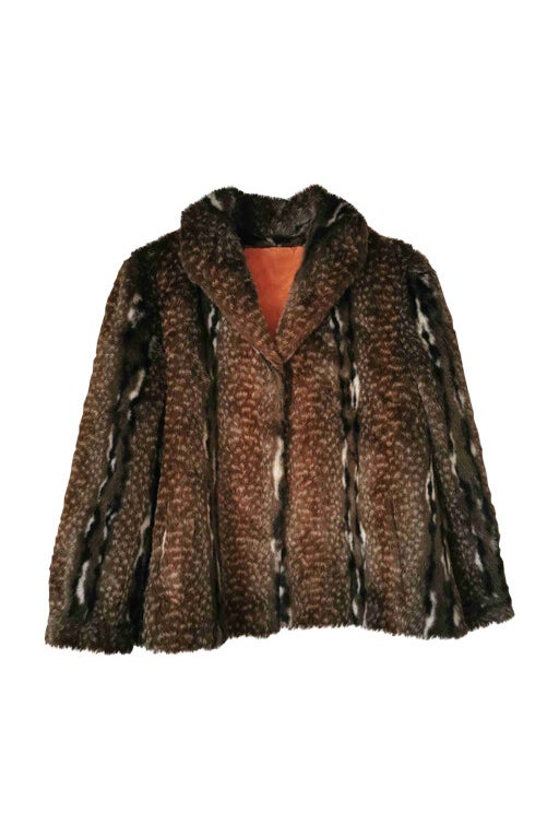 Faux fur coat