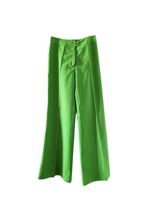 Wool flare pants