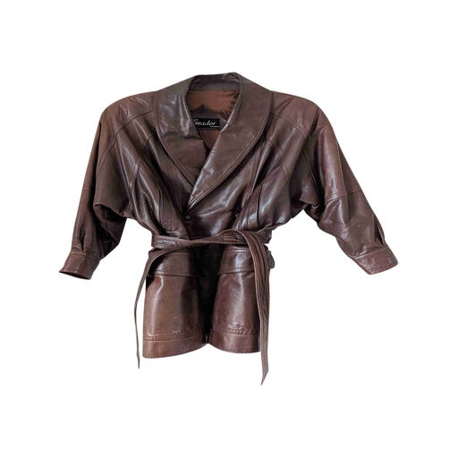 Saharienne en cuir pour femme Imparfaite