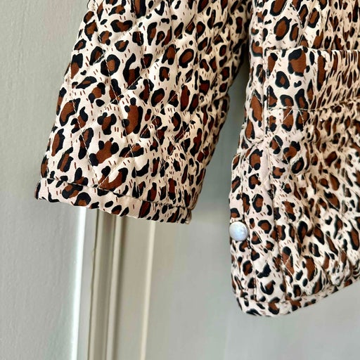 Leopard silk jacket