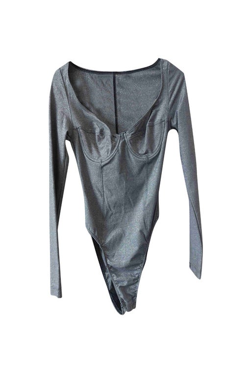 Silver bodysuit