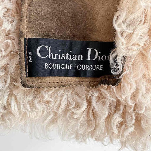 Christian Dior shearling coat
