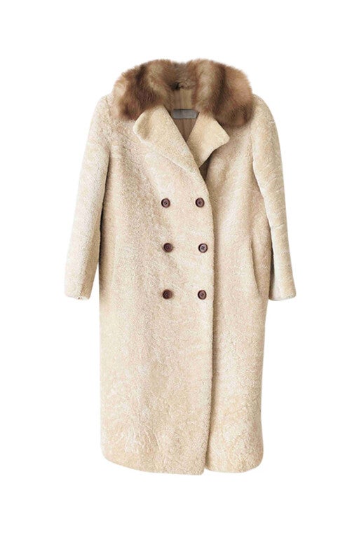 Sheepskin coat