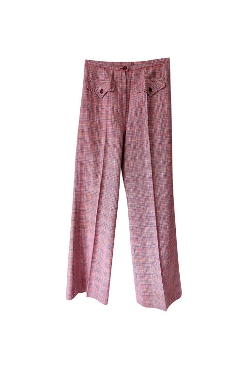 Cotton flare pants