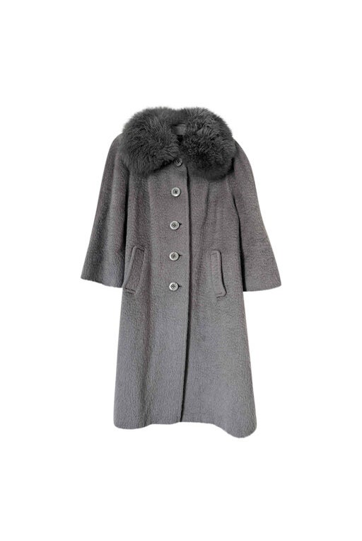 Mohair wool coat