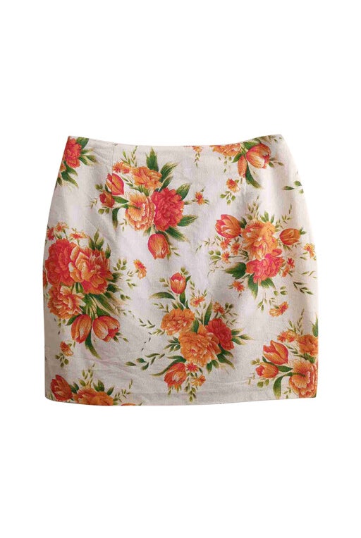 Cotton mini skirt 