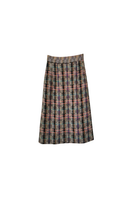 Emmanuelle Khanh wool mini skirt