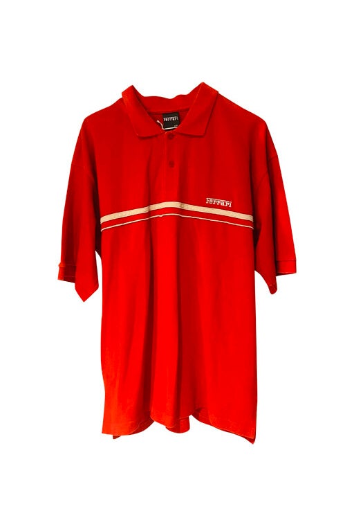 Ferrari cotton polo shirt 