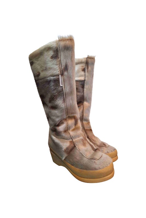 Fur boots 